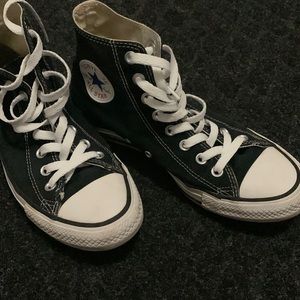 High top black converse